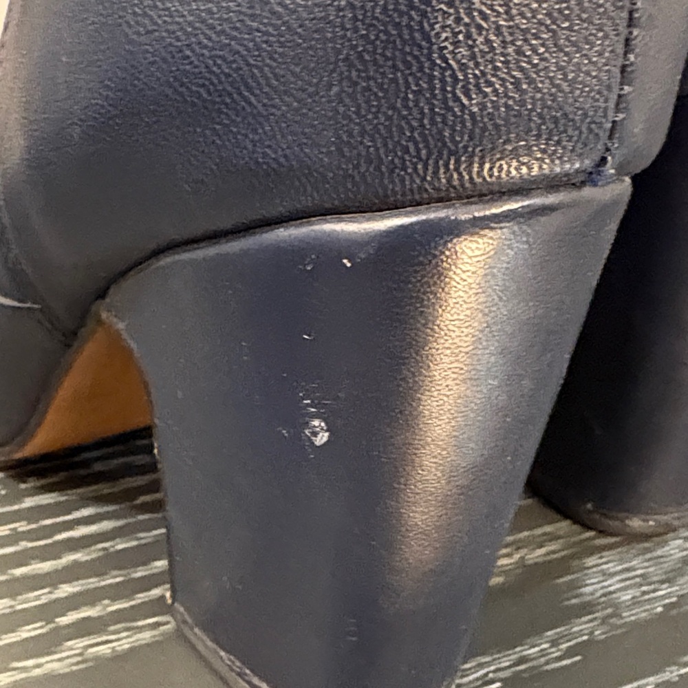 Rachel Comey Navy Blue Heeled Boots - Picture 5 of 7